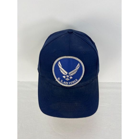 Vintage Nissun U.S. Airforce Patch Trucker Hat Cap - Picture 1 of 9